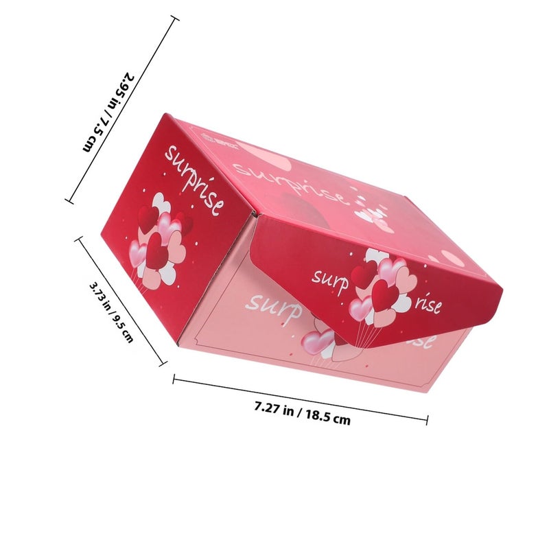 Folding Heart Shaped Candy Bouncing Box Set 10 Pieces With Gift Bag For Party Favors - Image 3