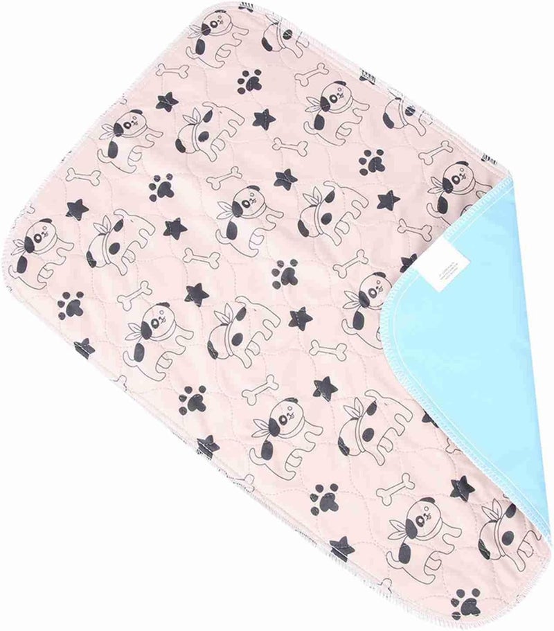 Haofy Dog Pee Pad, 15.7 * 23.6in, Reusable Washable Absorbent Pet Training Pads Bed Carpet for Dogs, Puppy, Cats, 3 Layers Design, Strong Absorb-ability, With Lovely Cartoon (40*60cm) - Image 4