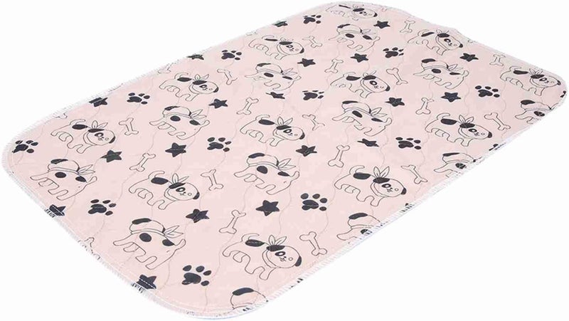 Haofy Dog Pee Pad, 15.7 * 23.6in, Reusable Washable Absorbent Pet Training Pads Bed Carpet for Dogs, Puppy, Cats, 3 Layers Design, Strong Absorb-ability, With Lovely Cartoon (40*60cm) - Image 1