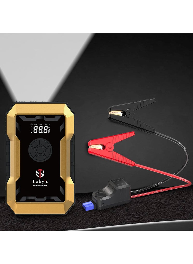 Toby's Toby's X21 1000mAH 2in1 Jump Starter & Air Pump for Roadside Emergencies | Modified for Cars & Motorbikes  - Image 2