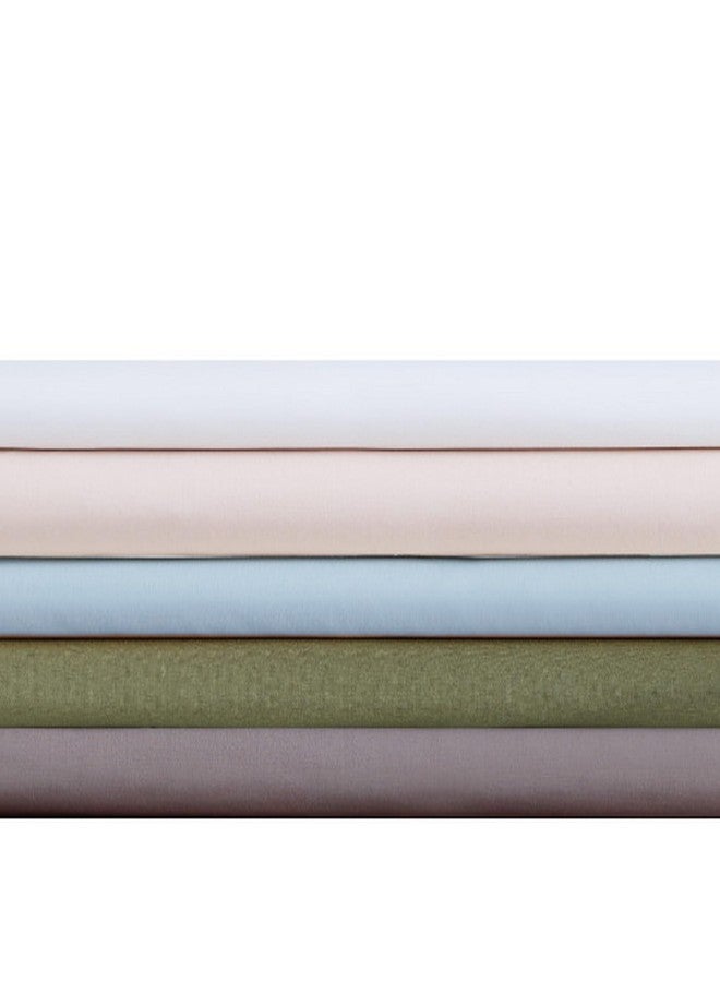 كانون طقم ملاءات كانون بيركال سادة، 200 خيط، رمادي، قطن 100%، طقم ملاءات كامل من 4 قطع، لون سادة، مفروشات للكبار، معتمد من Oeko-TEX - Image 3