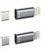 HOYULLI for iPhone OTG Adapter Audio Headphone Dongle 2Pack USB C Female to Lightning Male Charger Data Sync Converter TypeC Camera Card Reader Flash Drive Mouse Keyboard 14 13 12 Pro Max for iPad - Image 2