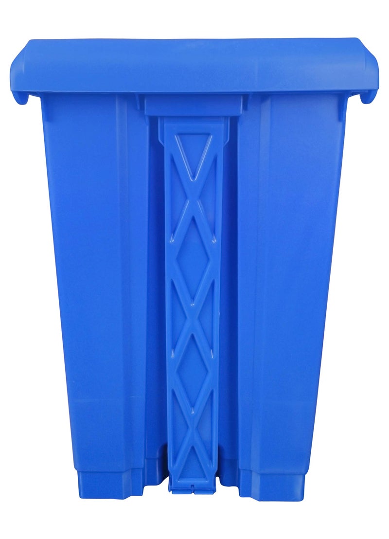 PUFFIN Pedal Dustbin 60 Litre Plastic Blue Color - Image 5