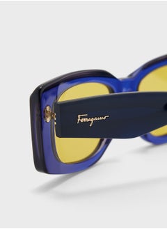 FERRAGAMO Rectangle Shape Sunglasses  - Image 3