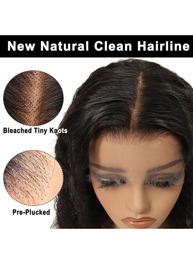 BEEOS 13x6 Full Frontal SKINLIKE Real HD Lace Wig, 0.1mm Ultra-thin Invisible HD Lace Body Wave 180% Desnity Natural Color Human Hair 20 Inch - Image 5
