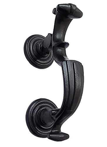 Adonai Hardware Adonai Hardware Ahisamach Black Antique Iron Door Knocker  - Image 2