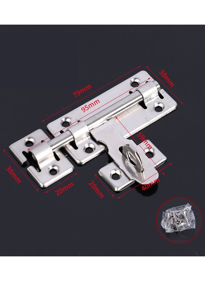 Generic Door Latch Lock |Hardware |Door Hardware | Lock Replacement Parts | Door Guard | Door Latches & Bolts | Door Chain Lock  - Image 2