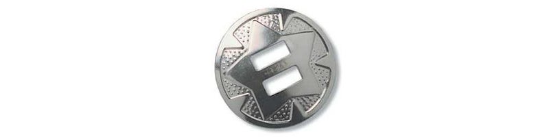 Tandy Leather Star Conchos 114 32 mm 10pk 132002