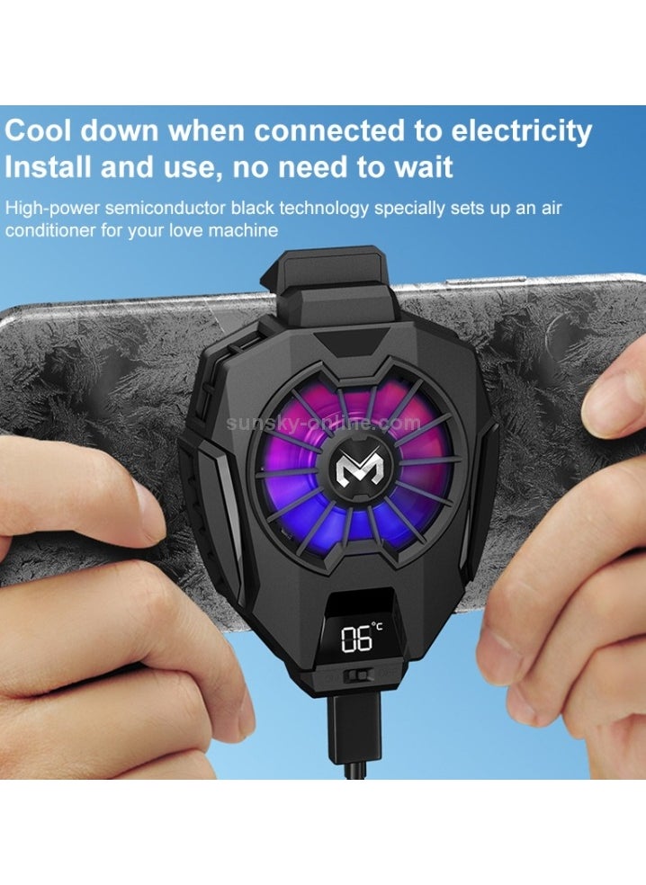 Memo MEMO DL-05 Mobile Phone Radiator Temperature Display Semiconductor Mobile Cooler For PUGB Gaming Universal Phone Cooler  - Image 3