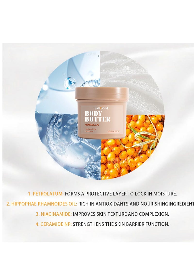 سوفازين كريم الجسم الدهني بمركب السيراميد - لوشن مرطب عميق للعناية بالبشرة الجافة (150 جرام / 6.3 أونصة) - Image 5