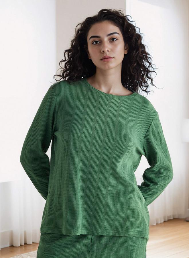 Splash FAV Waffle Textured Pyjama Set - Image 2