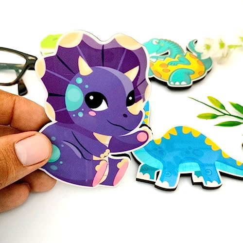 Yey Fridge Magnets Set for Home, Cafe, Kitchen & Office Decoration (Cute Dinosaur) - Image 4