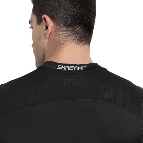 SHREY Intense Compression Sleeveless Top Black M Mens Cutsleeves/Sleeveless Compression Top for Sports - Image 4