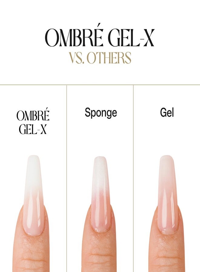APRÉS Ombre Gel-X® Refill Bag Bundle, 14 Sizes 00-9, Soft Gel Tips, Nail Extensions (Natural Coffin Medium, 420 count) - Image 3