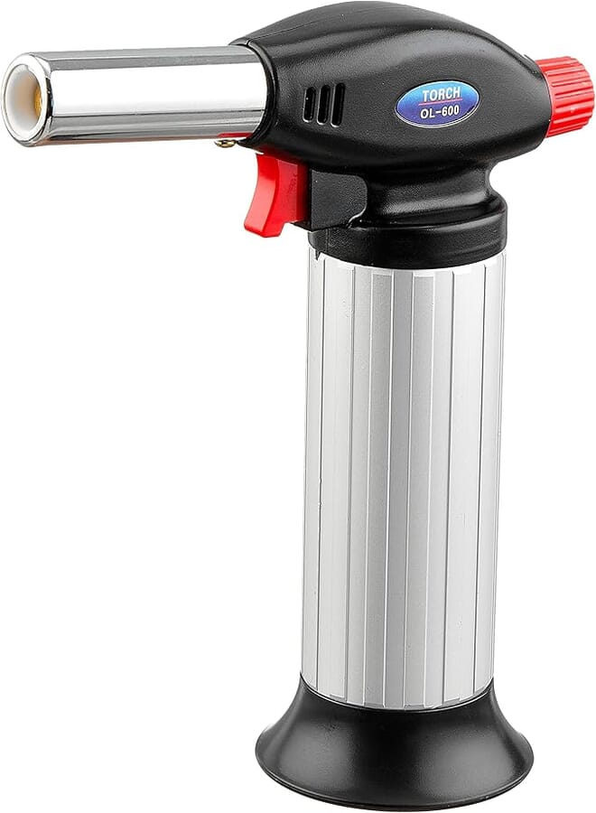 Large Kitchen Burning Gun Self Burning Gas (18 * 15.5 * 6.5cm) - Black*Silver*Red