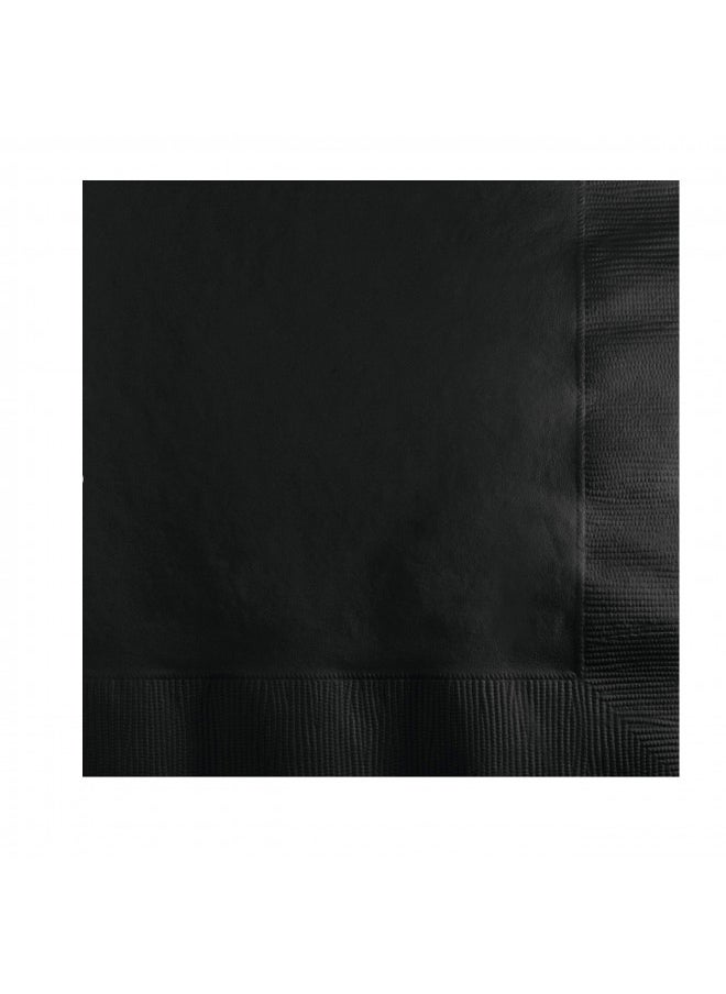 CREATIVE CONVERTING Creative Converting Lunch Napkins, One Size, Black Velvet  - Image 1