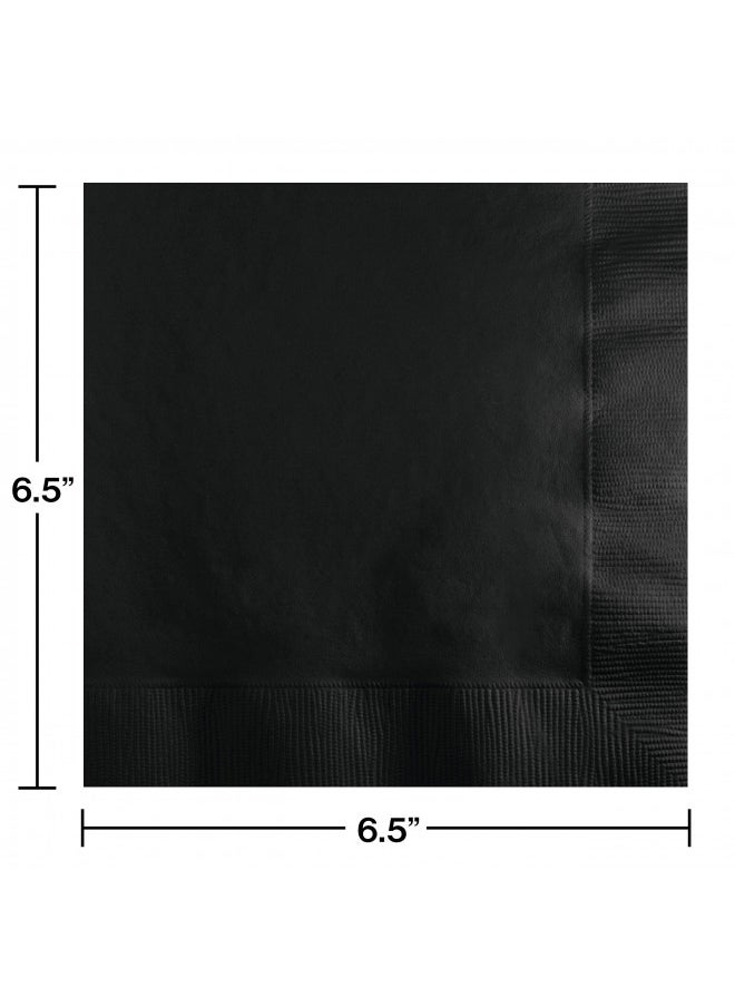 CREATIVE CONVERTING Creative Converting Lunch Napkins, One Size, Black Velvet  - Image 2