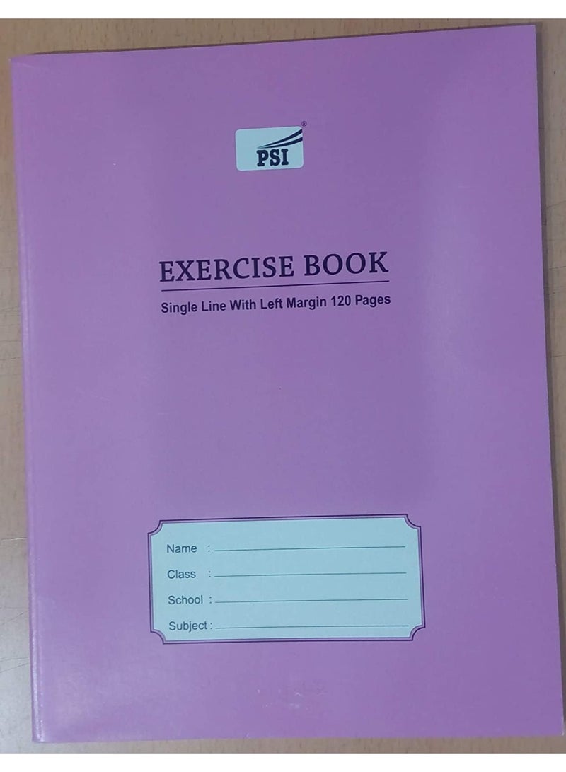 Psi Exercise Books - Single Line 120 P - (Pack of 12) - Image 2