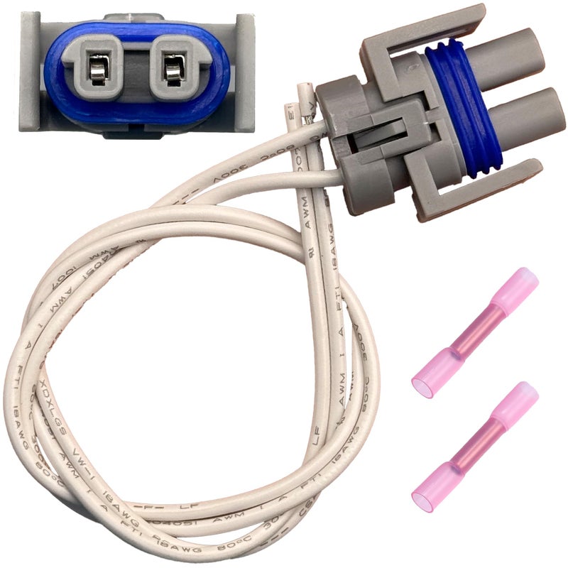 SDYYDS AC Compressor Clutch Connector Wiring Harness Compatible with Acura Buick Cadillac Chevy GMC Hummer Isuzu Oldsmobile Pontiac Saturn VW Replaces 12101937 645781 S588 PT209 - Image 3