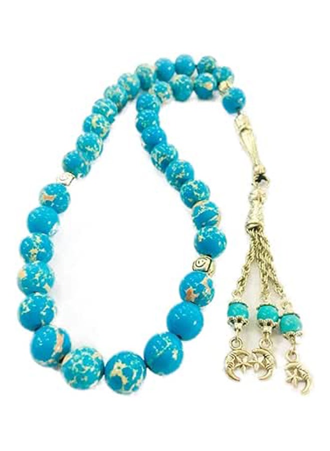 Natural Turquoise 33 Beads Rosary