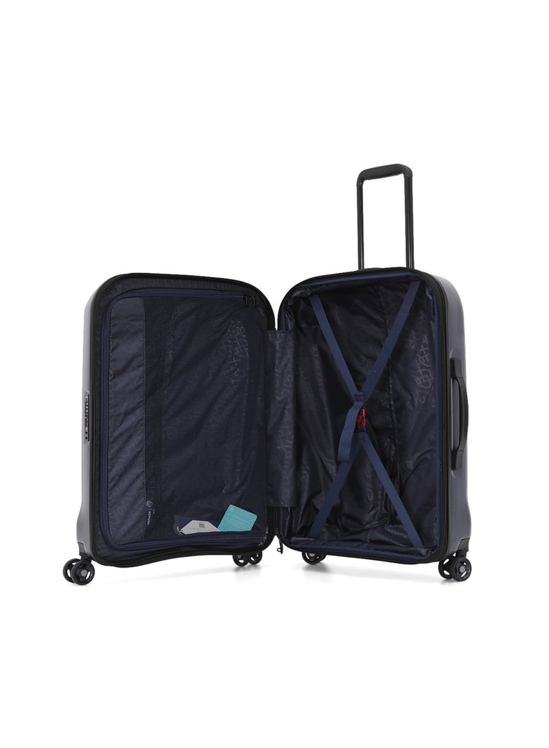 Verage  حقيبة سفر صلبة بعجلات، مجموعة من 3 قطع مع عجلة دوارة مزدوجة، أزرق (S-20 بوصة، M-24 بوصة، L-28 بوصة) - Image 3