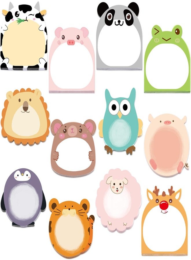 FANCY LAND Cute Sticky Notes 24 Pack Animal Sticky Notes for Teachers Classrooms 720 Sheets Self Sticky Memo Pads Notes Page Markers Flags Home Office School Supplies - Image 2