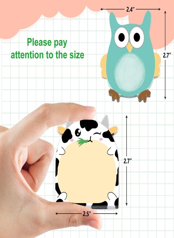 FANCY LAND Cute Sticky Notes 24 Pack Animal Sticky Notes for Teachers Classrooms 720 Sheets Self Sticky Memo Pads Notes Page Markers Flags Home Office School Supplies - Image 4