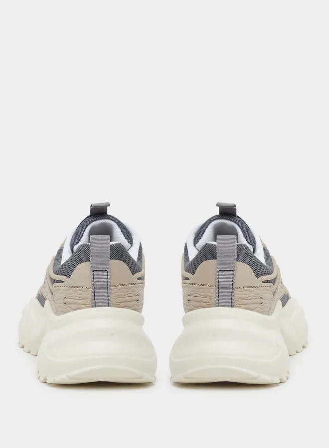Styli Styli Chunky Sole Side Pattern Sneakers