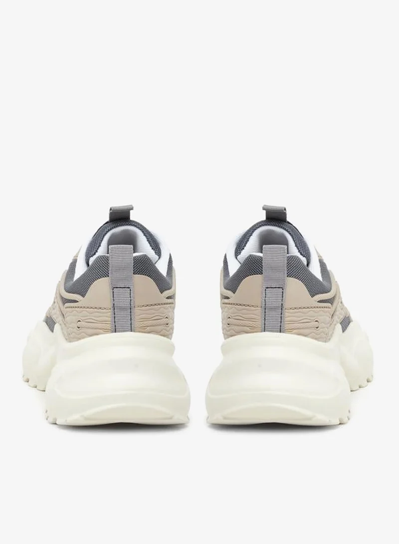 Styli Active Chunky Sole Side Pattern Sneakers
