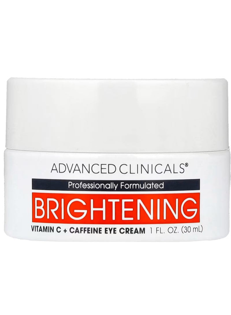 أدفانسد كلينيكال Advanced Clinicals, كريم تفتيح العيون بفيتامين سي والكافيين، 30 مل (1 أونصة سائلة) - Image 1