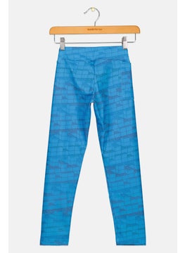 Adidas Adidas x Lego Kids Girl Sportswear Fit Training Leggings, Blue  - Image 2