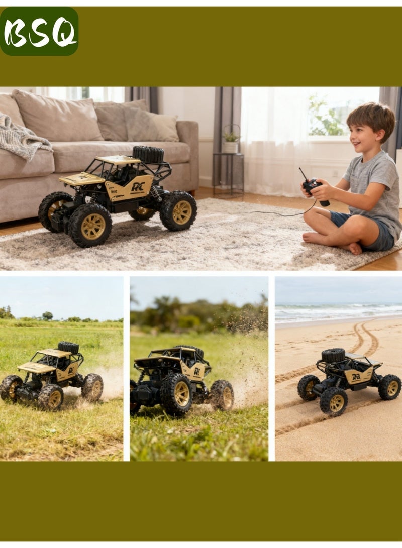 BSQ High-speed off-road remote control toy car, high-speed toy car, remote car，climbable monster, rechargeable battery, rc car 4x4 off road cars，suitable for various terrains - Children's gift - Image 4