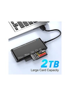 30 Memory Card Readerwriter for Cf Card Xd Card Sd Card Micro Sd Card Ms Card With a 13cm Usb Cable Design 5 Cards Read Simultaneously