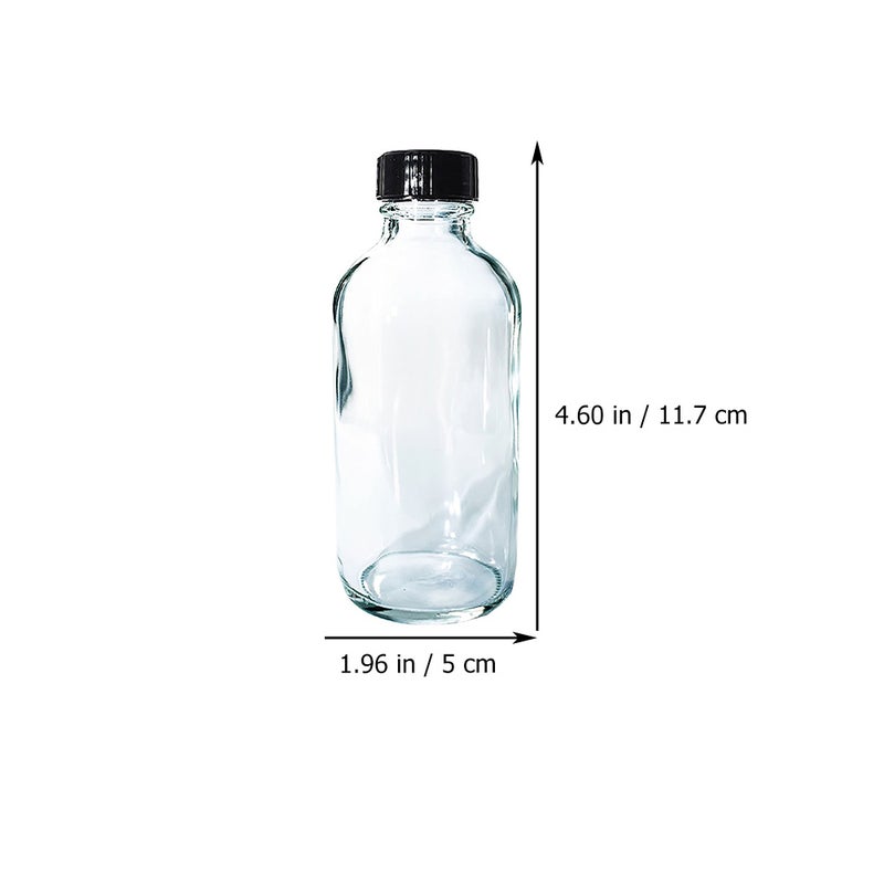 12Pcs Glass Reagent Bottles Transparent Chemical Reagent Bottles Sample Bottles - Image 2