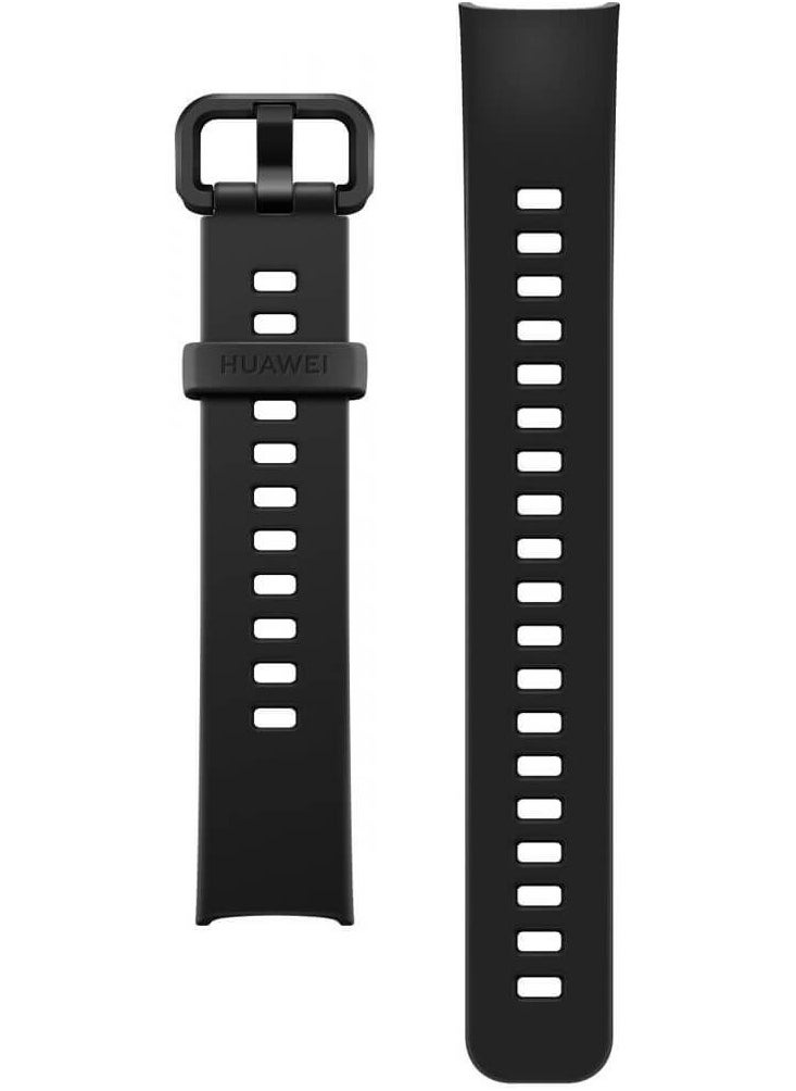 HUAWAY - Huawei Band 4-Bluetooth Smart Watch-USB Charging Port-0.96 inch HD Small Screen-Water Resistant-Black Rubber Silicone Strap-3 Different Sensors-Sports Modes-Built-in Speaker and Microphone - Image 1