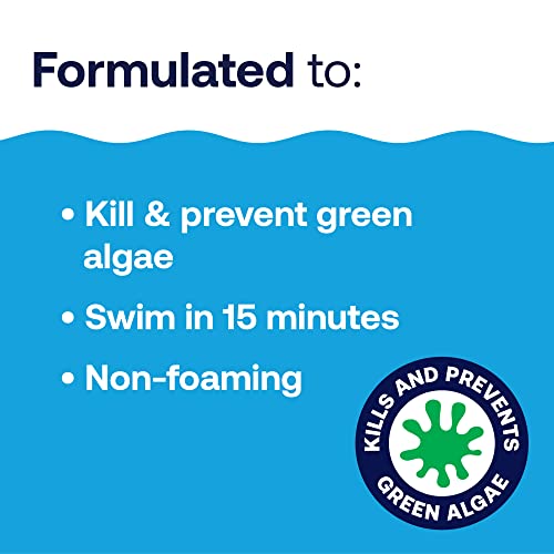 HTH 67289 Swimming Pool Care Algae Guard Ultra, Swimming Pool Chemical, Long Lasting Formula, 32 fl oz - Image 2