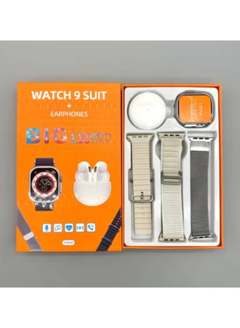 AROAQ Watch 9 SUIT Smartwatch – Fitness Tracker with Smart Features 
