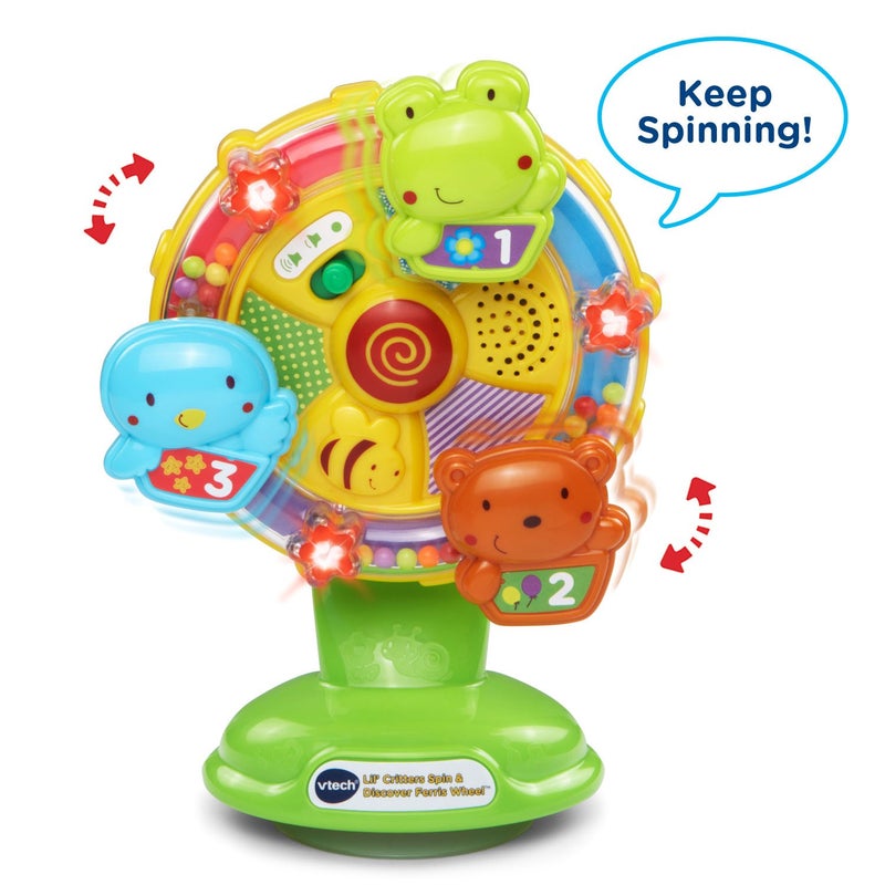 Vtech Lil' Critters Spin and Discover Ferris Wheel, Green - Image 4
