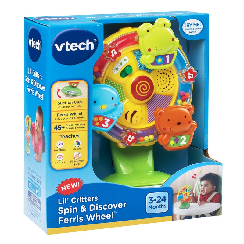 Vtech Lil' Critters Spin and Discover Ferris Wheel, Green - Image 5