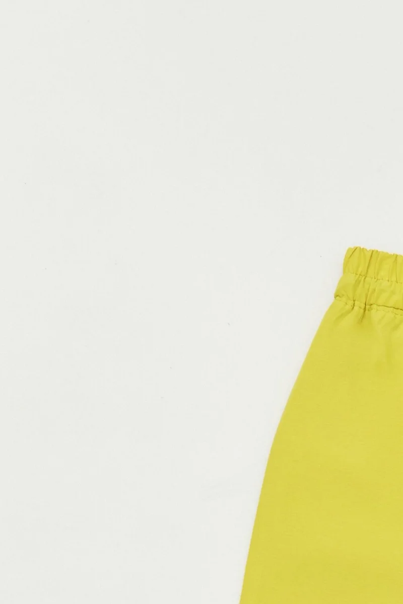 FullaModa Elastic Waist Stopper Parachute Fabric Girl's Trousers