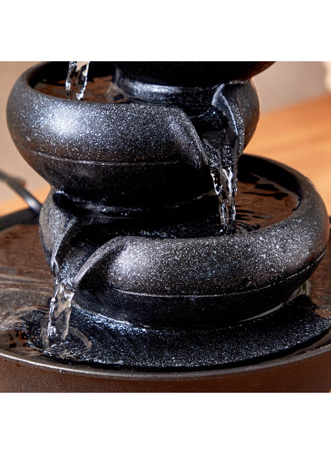 Home Box Belen Modern Fountain With Crystal Ball And LED Light 21x26x21 cm  - Image 4