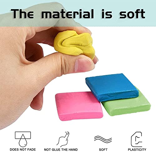 KABEER ART Colorful Kneadable Art Eraser - Small Pack of 4 Piece, Multi-Color - Image 4