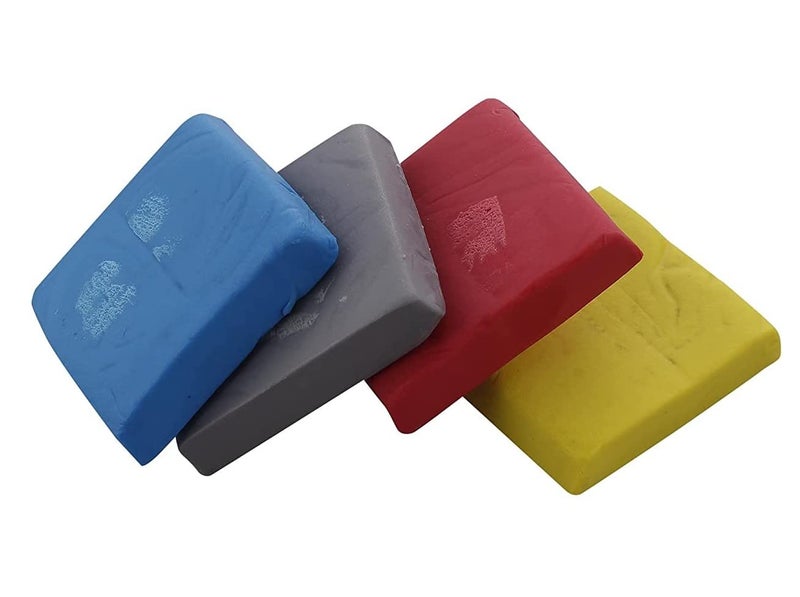 KABEER ART Colorful Kneadable Art Eraser - Small Pack of 4 Piece, Multi-Color - Image 2