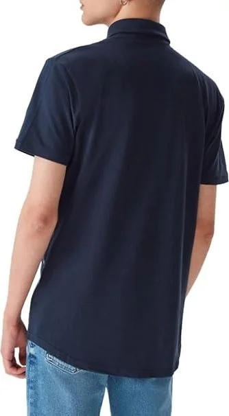 LTB Navy blue Men's Basic Slim Fit Short Sleeve Navy Blue T-shirt  | Best Price UAE