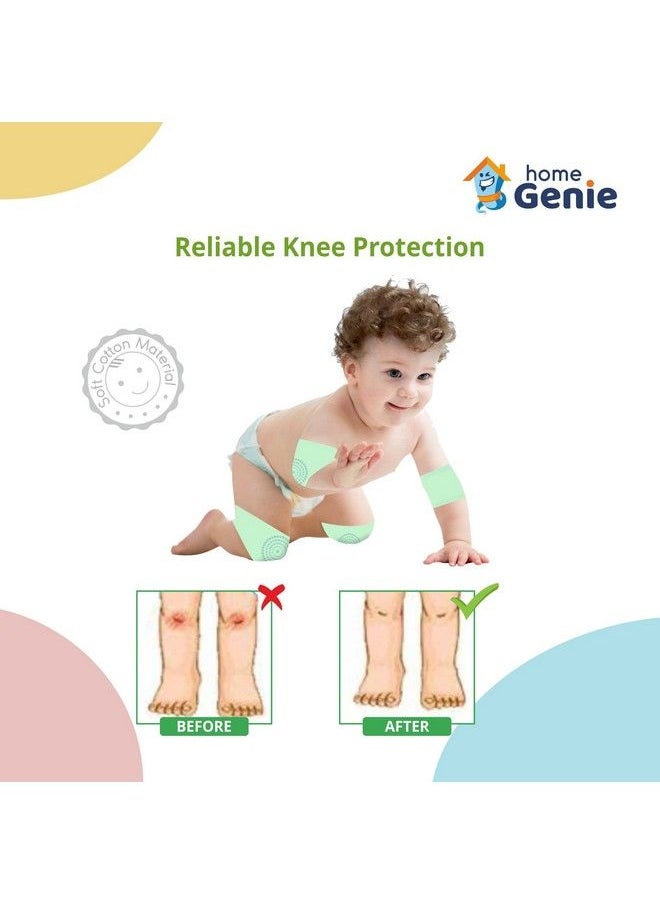 HOME GENIE - Baby Crawling Anti Slip Knee Protectorsunisex Toddlers Kneepadsfits Most Babies And Suitable For Every Season (Best For 6 24 Months Old Baby) (Pink) - Image 1