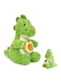 Excefore Cute Dinosaur Stuffed Animal with Avocado Backpack, 13.7 Inch Soft Dragon Plush Toy, Cuddly Dino Plushie, Ideal Birthday Gifts for Kids, Girls, Boys, and Lovers  - Image 1