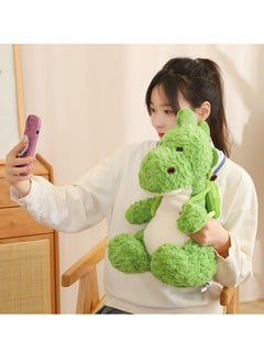 Excefore Cute Dinosaur Stuffed Animal with Avocado Backpack, 13.7 Inch Soft Dragon Plush Toy, Cuddly Dino Plushie, Ideal Birthday Gifts for Kids, Girls, Boys, and Lovers  - Image 5