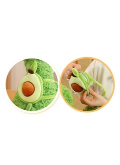 Excefore Cute Dinosaur Stuffed Animal with Avocado Backpack, 13.7 Inch Soft Dragon Plush Toy, Cuddly Dino Plushie, Ideal Birthday Gifts for Kids, Girls, Boys, and Lovers  - Image 2