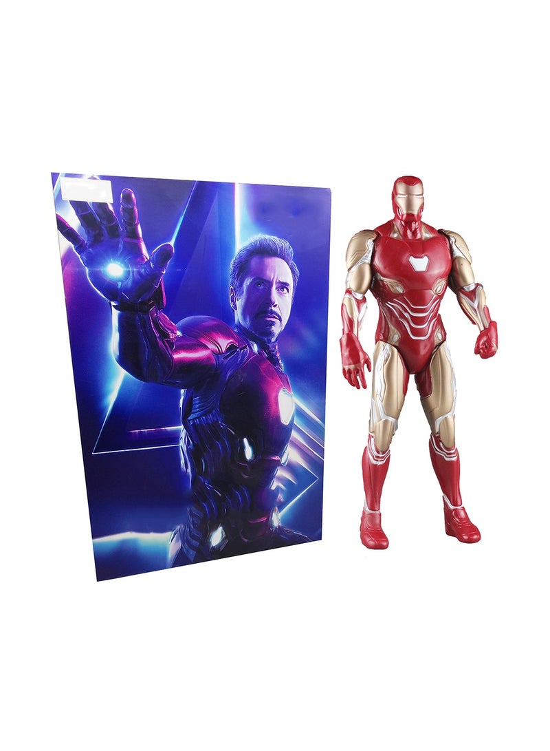 التكنولوجيا الفائقة رجل الحديد شكل العمل الفينيل جمع نموذج ديكور المكتب بارد الهدية عيد ميلاد الأنيمي ميرك 33 سم - Image 2