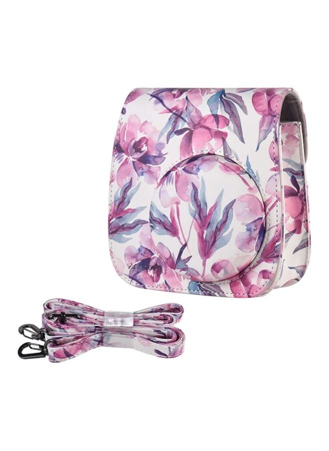 NIBEMINENT Protective Camera Case Bag For Fujifilm Instax Mini 9/8/8S White/Pink/Grey  - Image 1